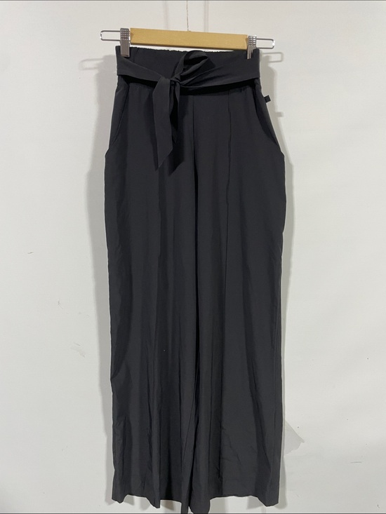 lululemon athletica Pants - lululemon athletica Black High-Waist Wide-Leg Pants with Tie